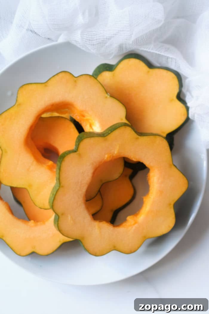 Perfectly Roasted Air Fryer Acorn Squash 9 how to cook acorn squash