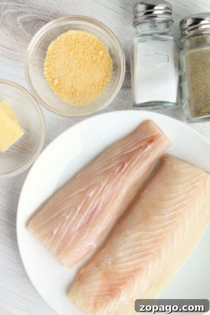 Easy Air Fryer Mahi Mahi 4 Close-up of raw mahi mahi fillets, ready for seasoning.