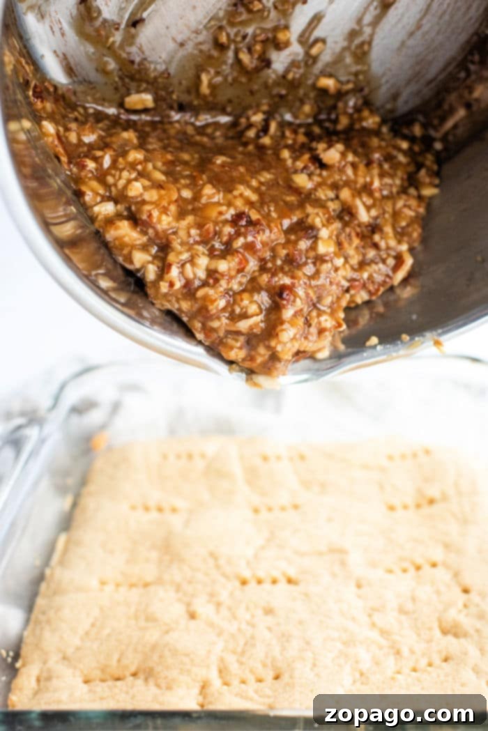 Golden Pecan Shortbread 5 pecan pie bars