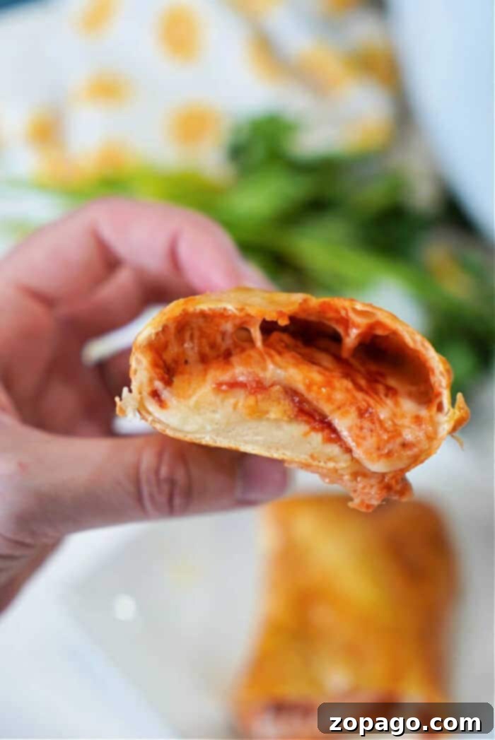 Homemade Handheld Delights 12 Homemade Hot Pocket with Refrigerated Biscuits, showing the flaky crust