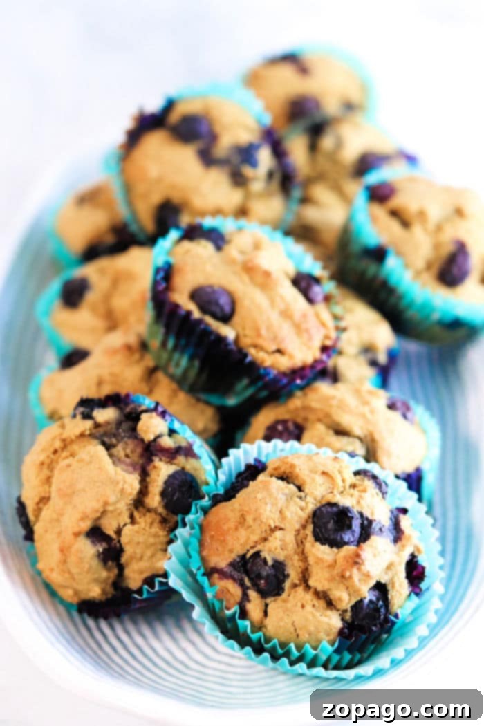 Blueberry Oat Bran Muffins 7 Healthy blueberry bread, a delicious and nutritious baked good.