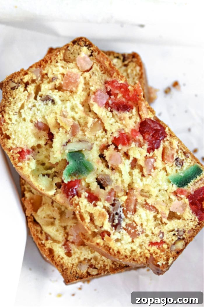 Grandma's Signature Fruitcake 2 Easy Fruit Cake, a perfect holiday dessert