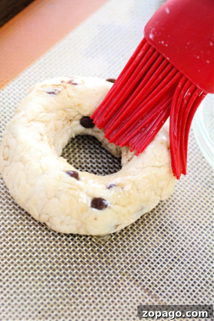 Easy Two Ingredient Bagels 4 Step-by-step image of how to make homemade bagels