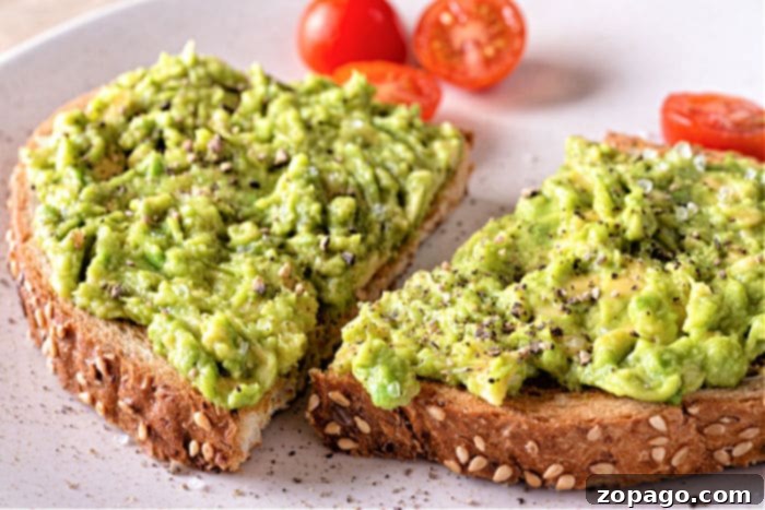 Zesty Avocado Blend 6 avocado toast