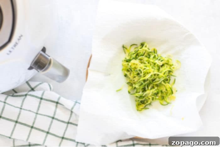 Crispy Air-Fried Zucchini Noodles 4 Zucchini pasta served with marinara sauce, a healthy alternative