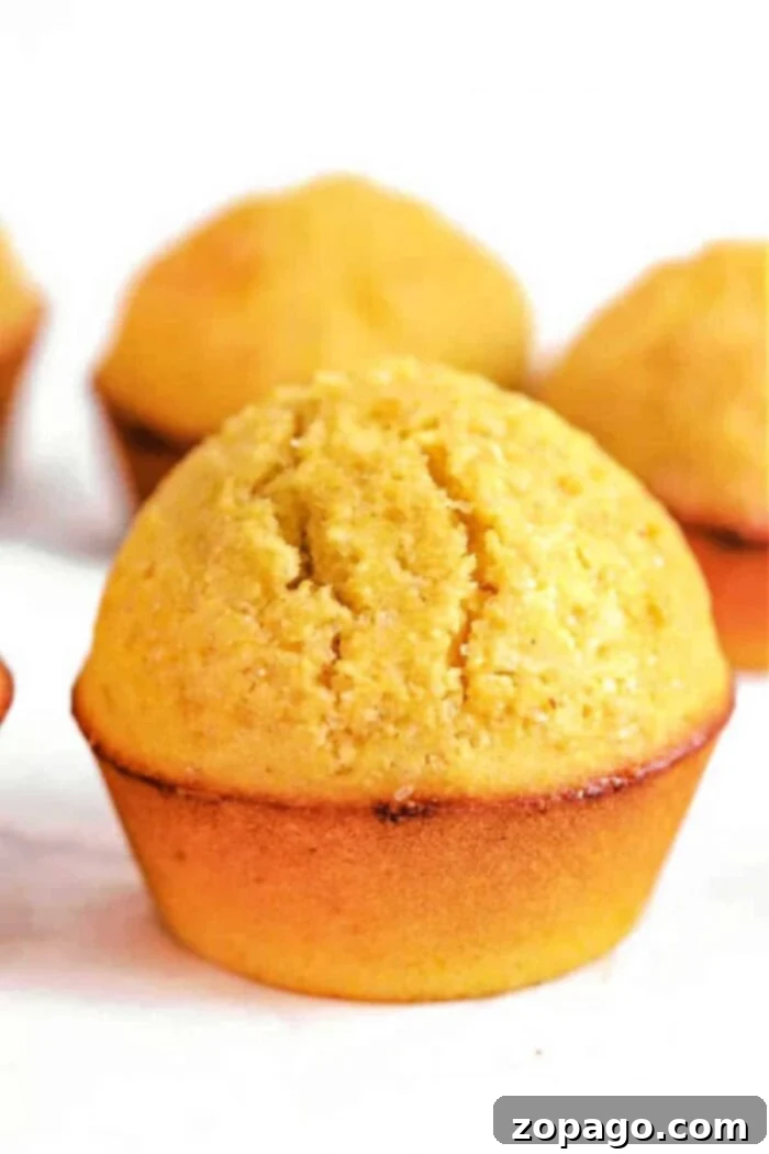 Golden Cornbread Muffins 8 Cornmeal muffins with buttermilk, served warm.
