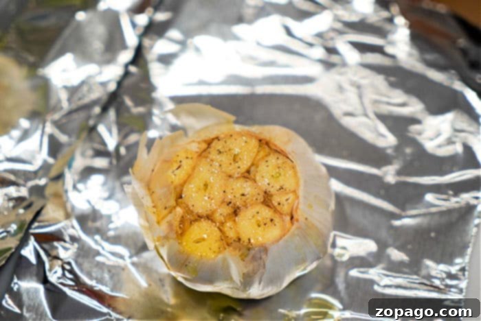 Roasted Air Fryer Garlic 5 roasting garlic cloves