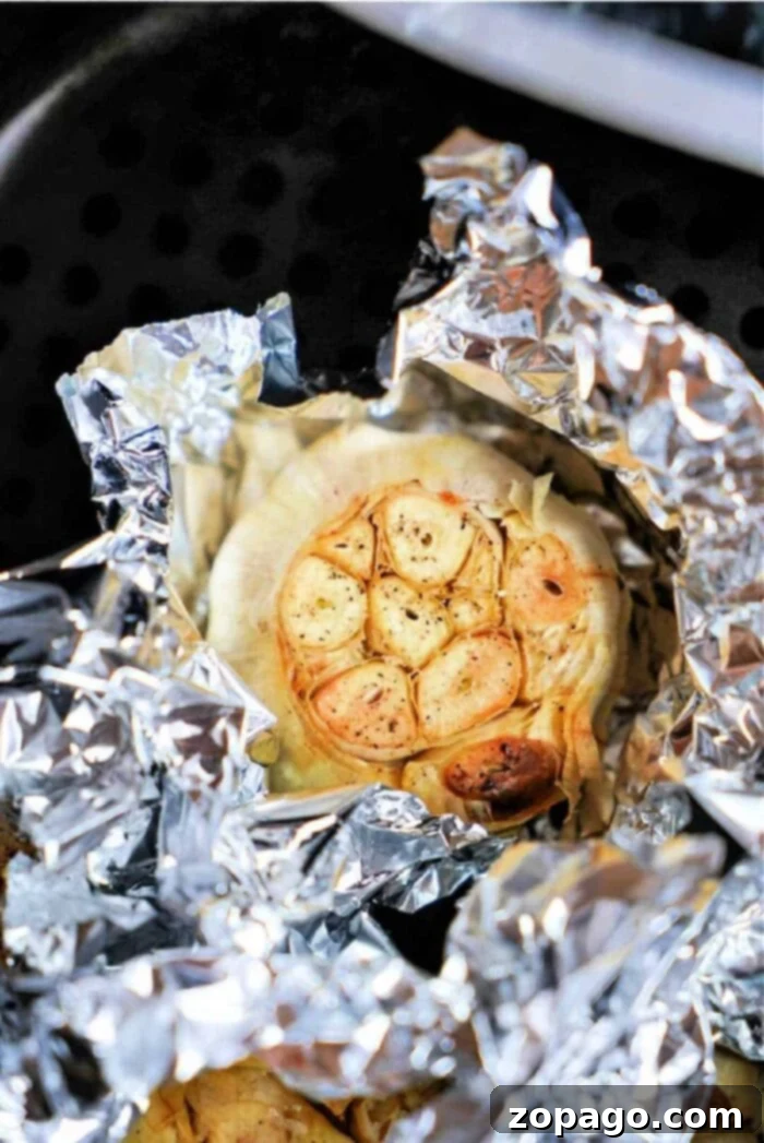Roasted Air Fryer Garlic 9 How to Make Roasted Air Fryer Garlic
