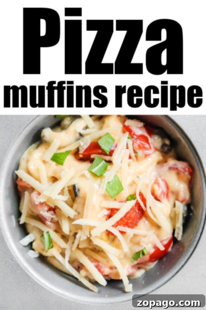 Muffin Tin Pizzas 5 Ingredients being mixed in a bowl for the pizza muffin batter.