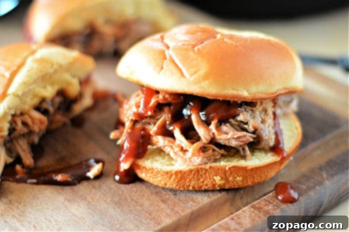 Delicious pulled pork sandwiches with coleslaw