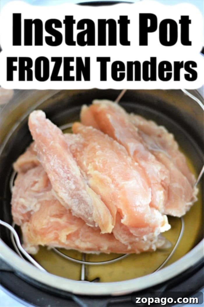 No Thaw Instant Pot Chicken Tenders 4 How to cook frozen chicken tenders in a pressure cooker