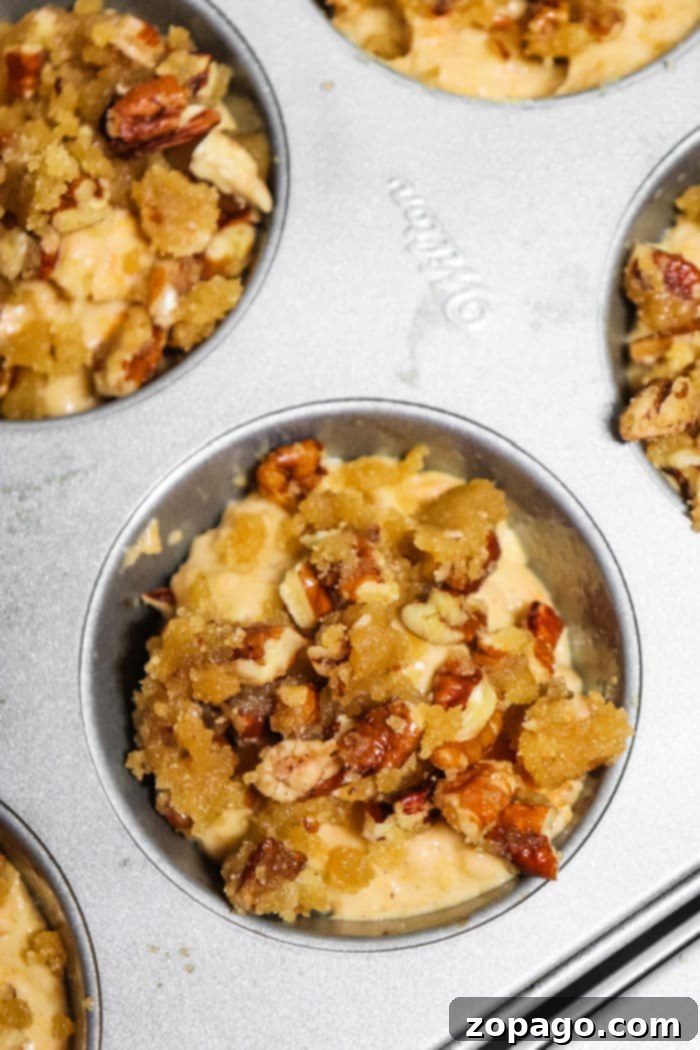 Spiced Sweet Potato Muffins 11 Warm sweet potato muffins with pecans, perfect for Thanksgiving breakfast or brunch.