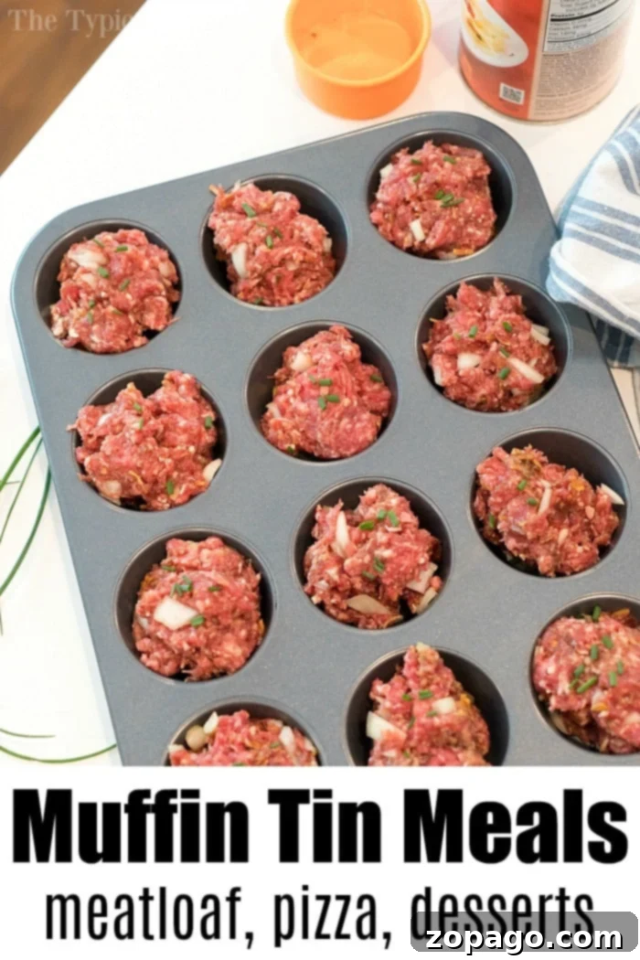 Delicious Muffin Tin Dinners, featuring Meatloaf! muffin tin meals meatloaf