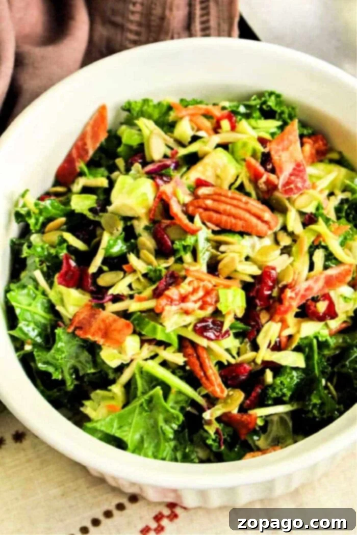 Brussel Sprout Salad Recipes 2 How to Make a Salad with Shredded Brussels Sprouts with Kale and a Vinaigrette Dressing