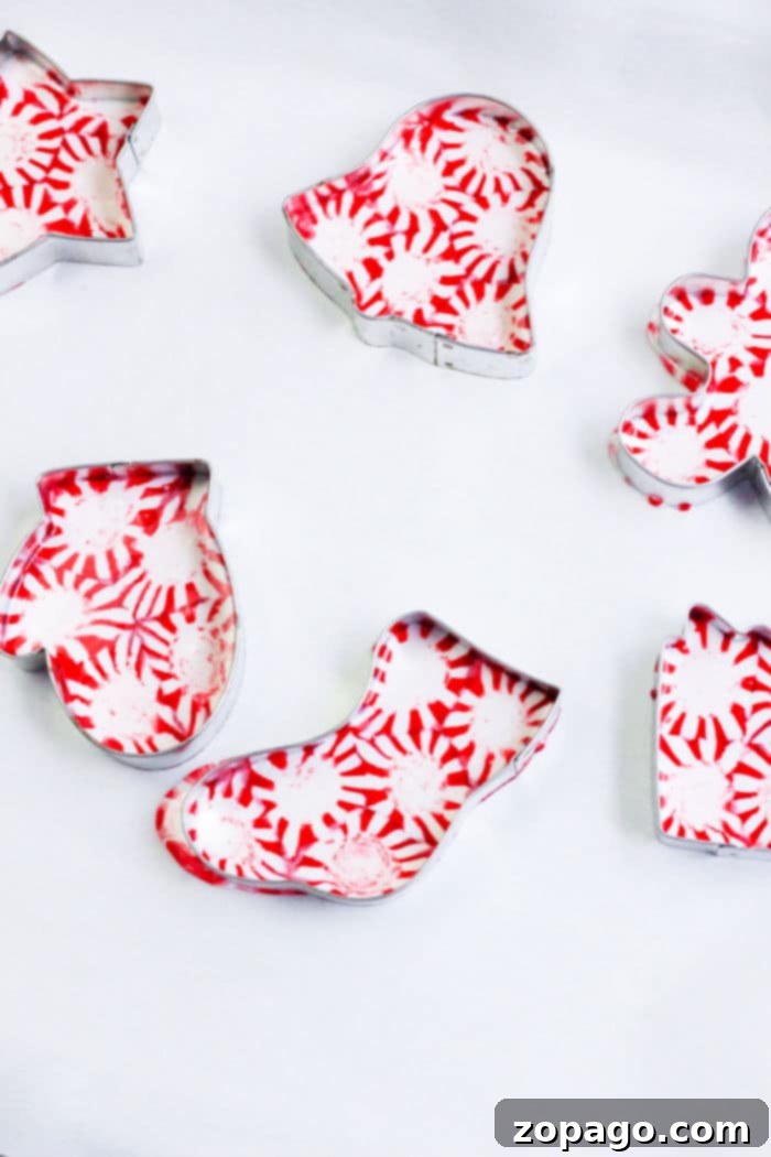 Peppermint Candy Meltdown 5 peppermint christmas ornaments