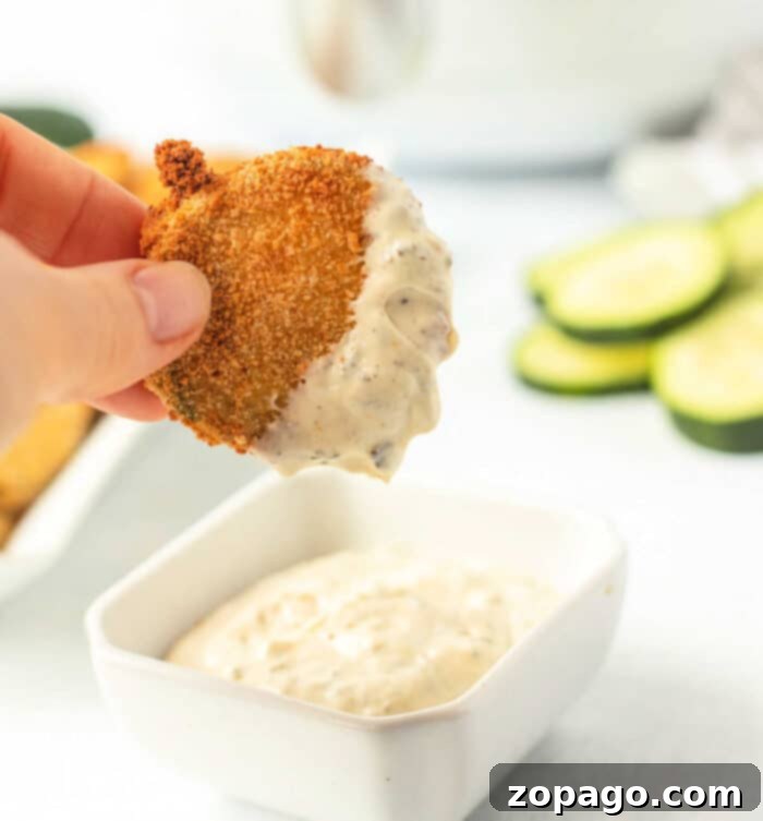 Air Fryer Cucumber Crisps 2 Salt and pepper seasoned crispy air fryer cucumber chips on a plate, ready to eat.