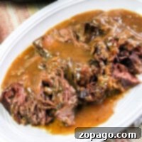 Slow Cooker Roast Beef and Gravy recipe