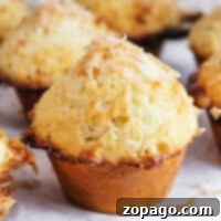 Tropical Coconut Muffins 8 Pineapple Coconut Muffins