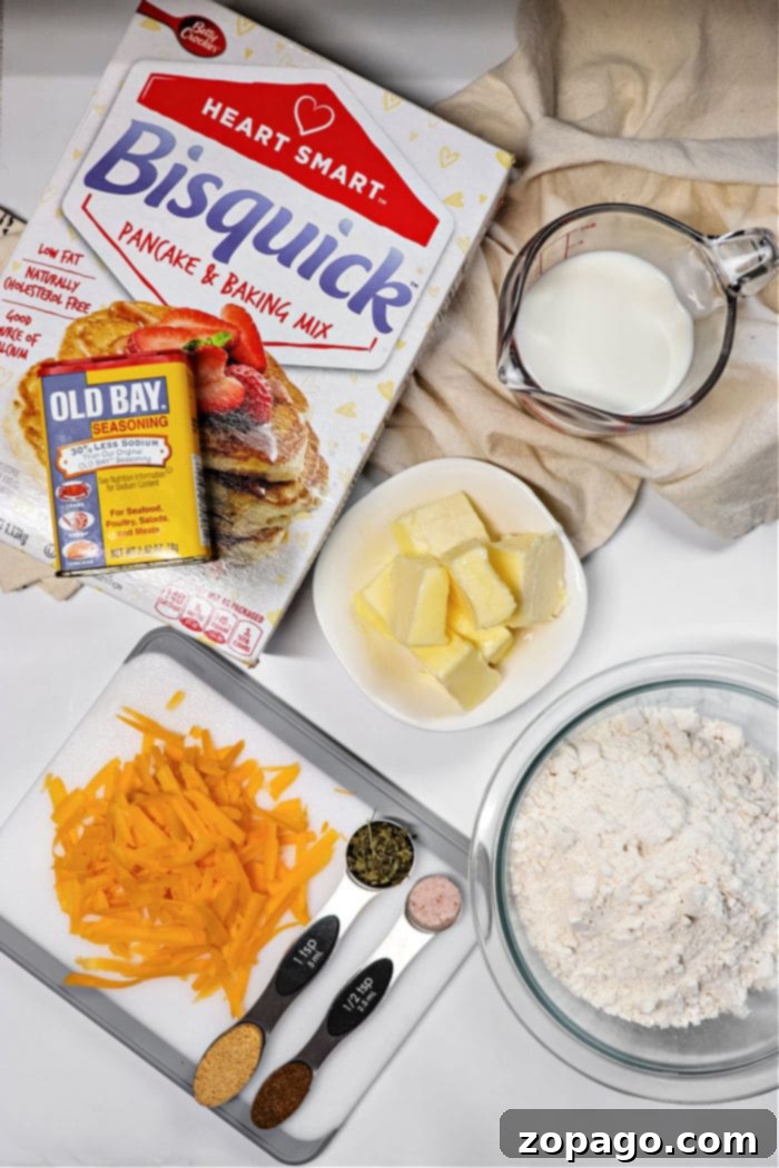 Quick & Cheesy Bisquick Cheddar Bay Biscuits 3 Close-up of fluffy Bisquick Cheddar Biscuits