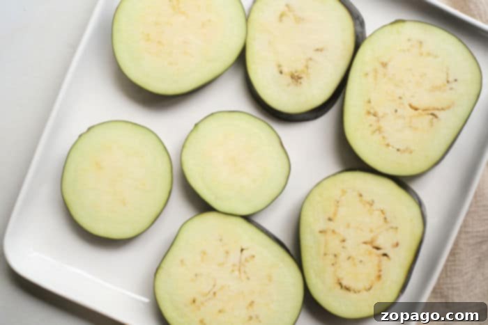 Low Carb Air Fryer Eggplant Parmesan 5 eggplant