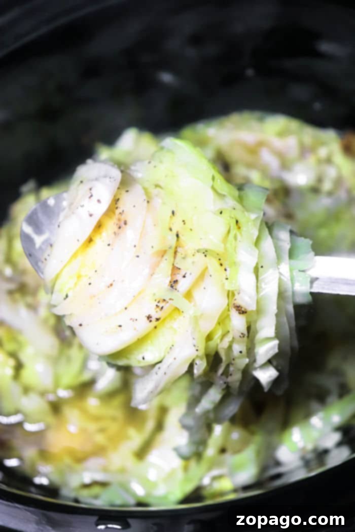 Easy Slow Cooker Cabbage 8 Slow Cooker Cabbage