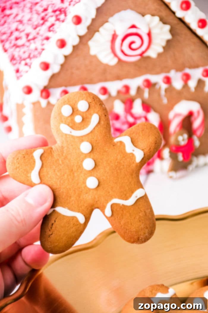 Perfectly Spiced Gingerbread Dough 6 homemade gingerbread men