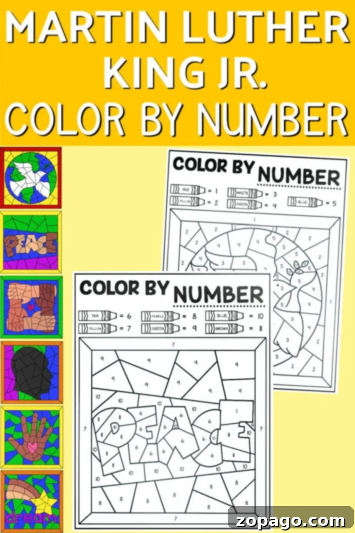 Martin Luther King Jr Inspiring Coloring Page 2 Martin Luther King Jr Coloring Page showing a profile of MLK Jr.