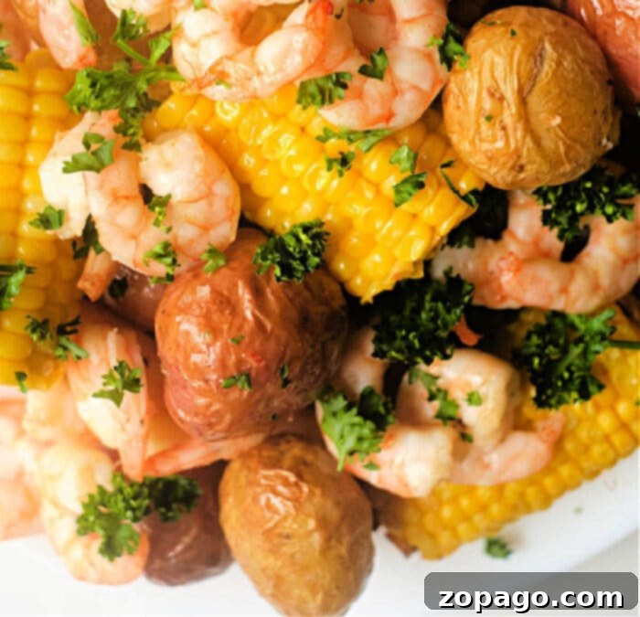 Ultimate Air Fryer Shrimp Boil 9 shrimp boil