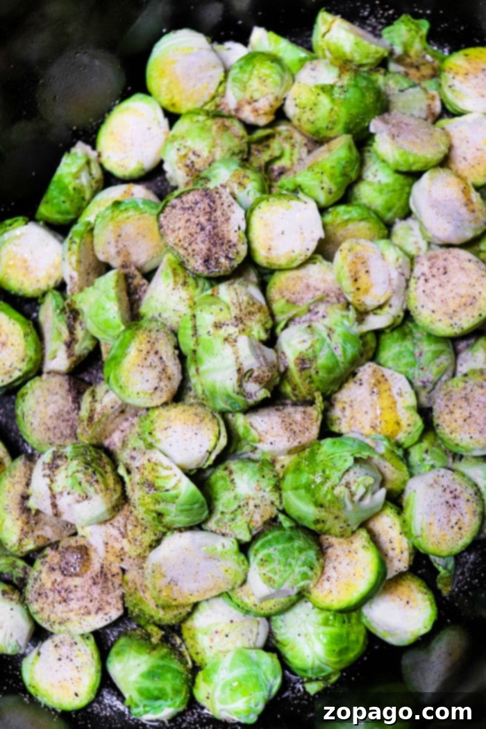 Slow Cooker Brussels Sprouts 5 Crockpot Brussel Sprout recipe preparation