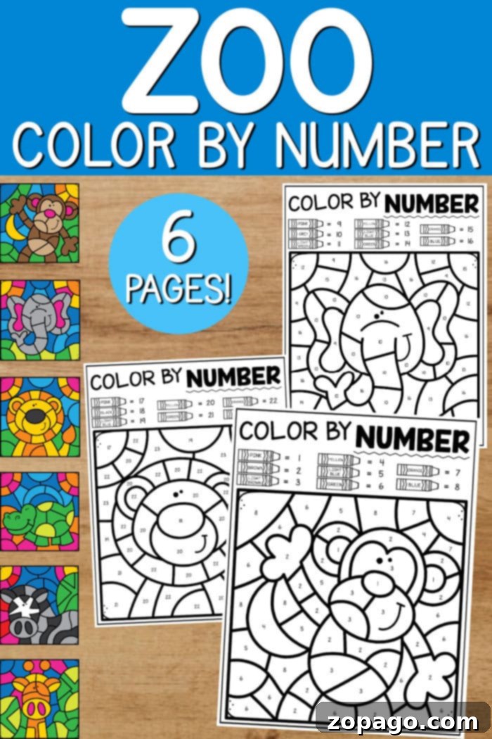 Free Printable Animal Color by Number Pages 2 Free Color by Number Alligator Printable for Kids