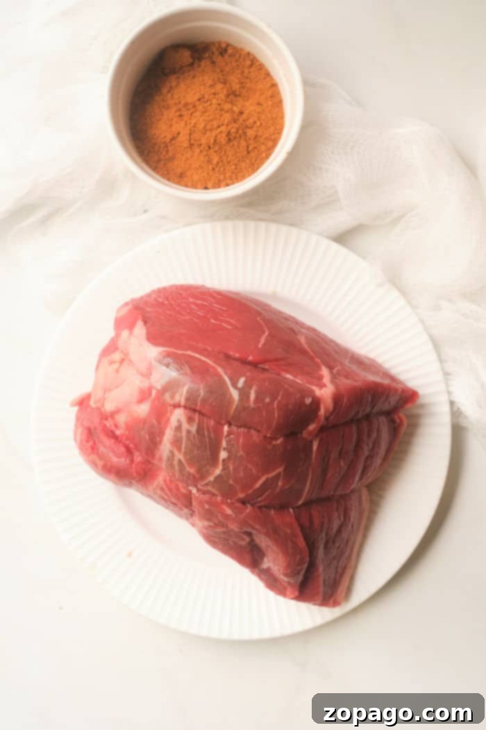 Fiesta Pot Roast 4 A vibrant homemade Mexican seasoning blend ready for pot roast.