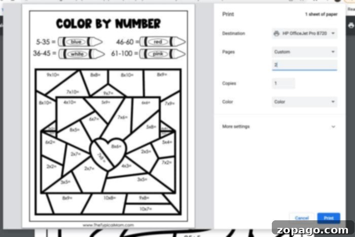 Love By The Numbers 3 free printable valentines day activities for kids