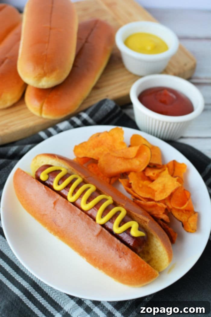 Frozen Hot Dogs Made Simple 2 hot dog ready to be cooked