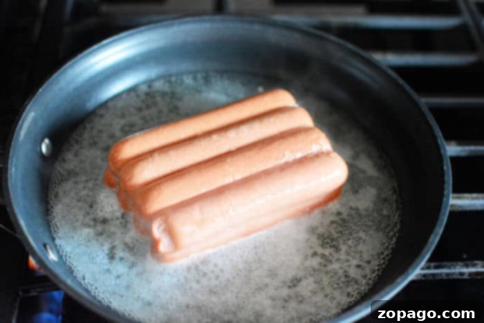 Frozen Hot Dogs Made Simple 5 Cooking Frozen Hot Dogs in a pan