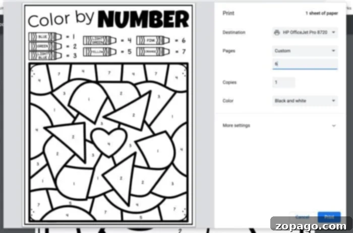 Stack of Earth Day themed color by number printables, ready for kids to color and learn about environmental conservation.