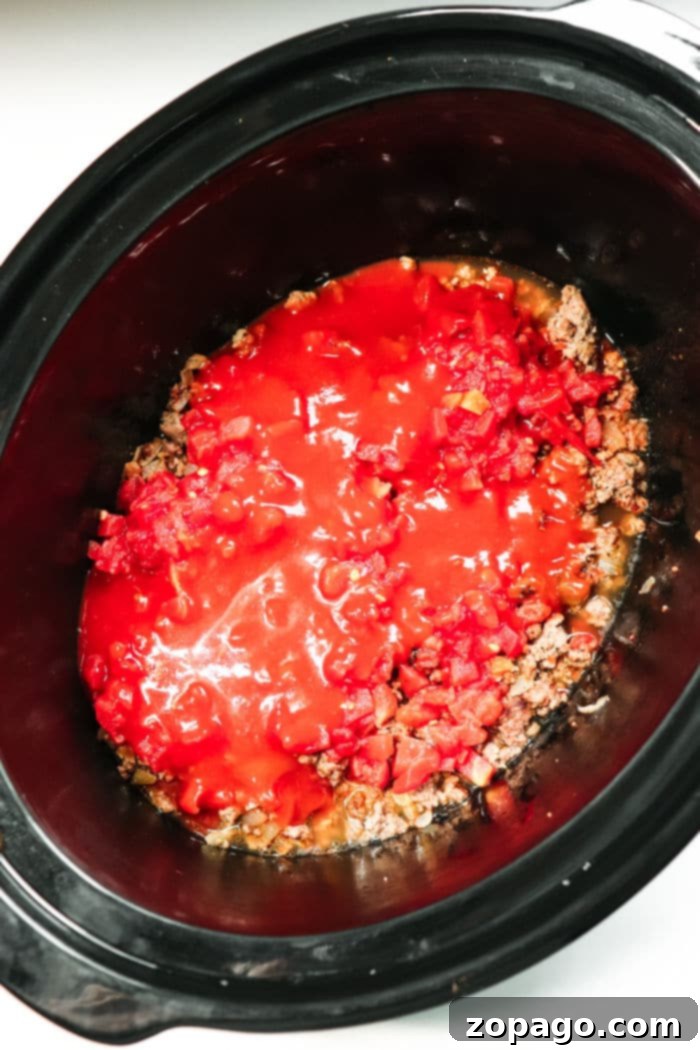 Effortless Slow Cooker Taco Meat 8 A vibrant spread of Crockpot Tacos, ready for a feast.