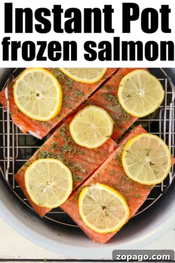 Frozen Salmon in Instant Pot