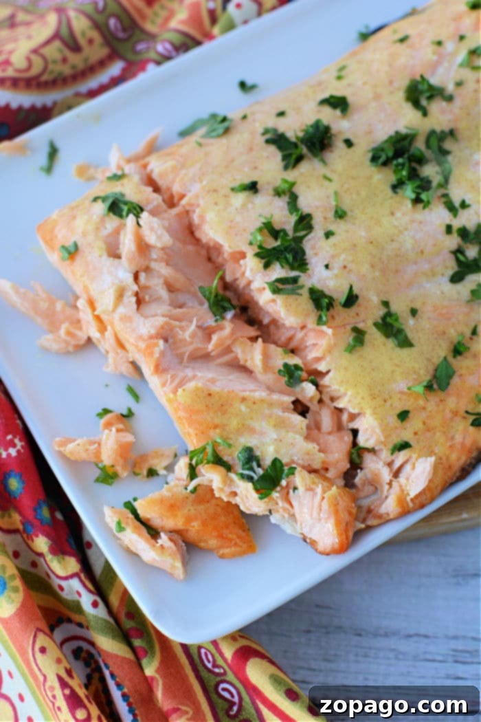 Oven Baked Frozen Salmon Ready to Serve