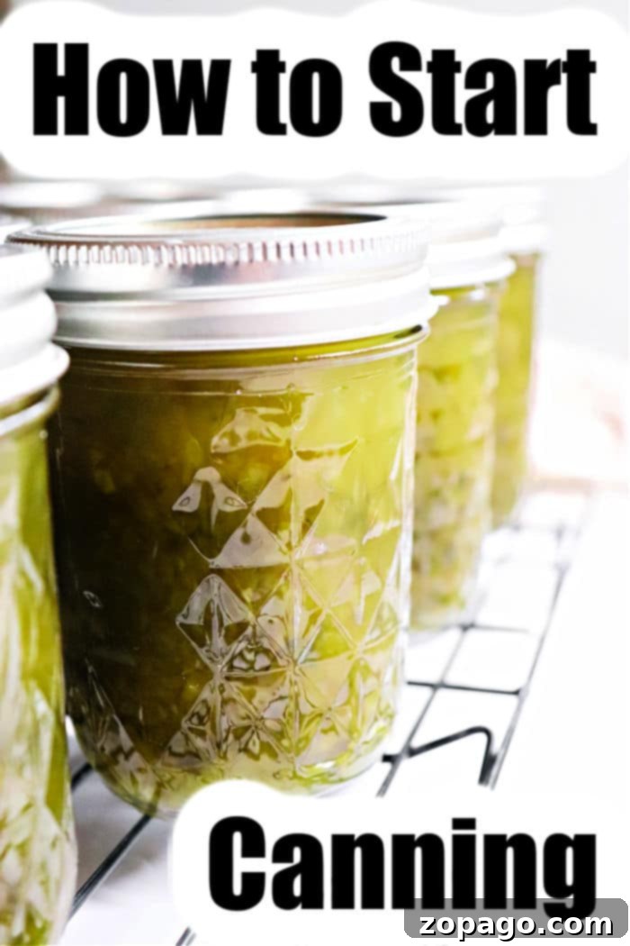 Mastering Jam Canning 7 Glass jar with jam and metal lid, titled How to Start Canning: Discover the art of food preservation