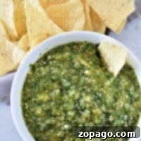 homemade salsa verde