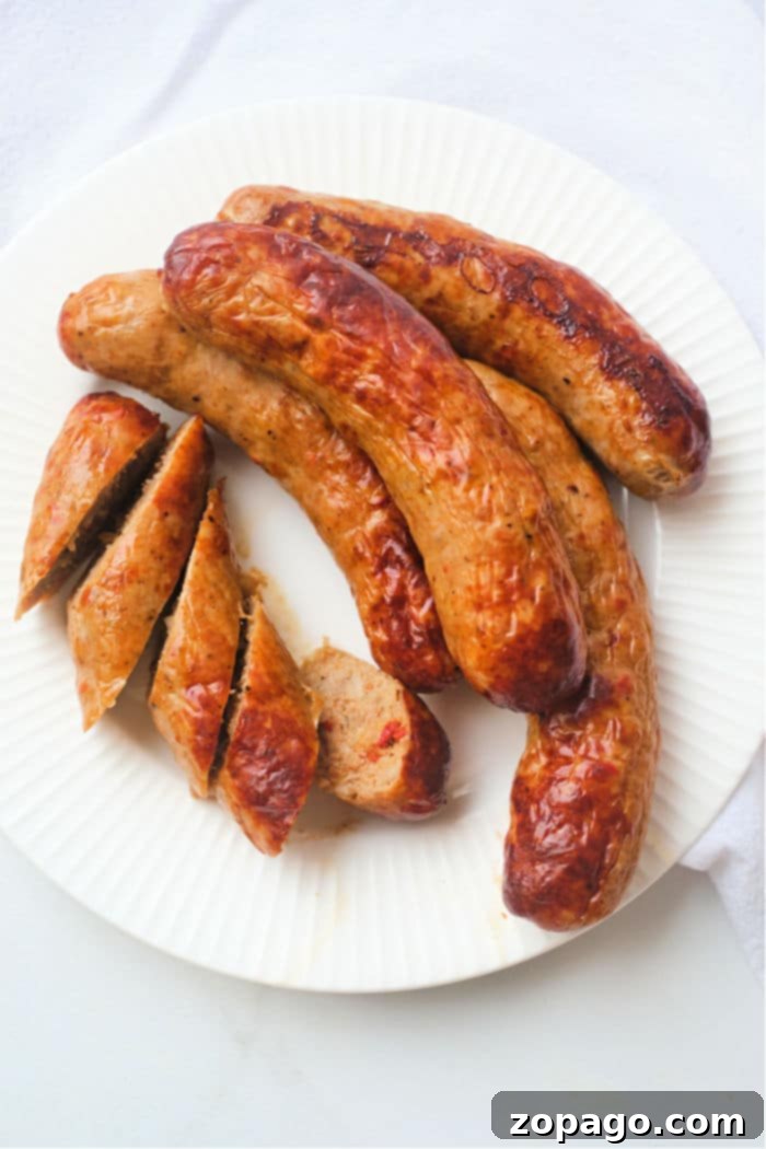 Perfect Air Fryer Italian Sausage 2 how to cook Italian sausage in air fryer