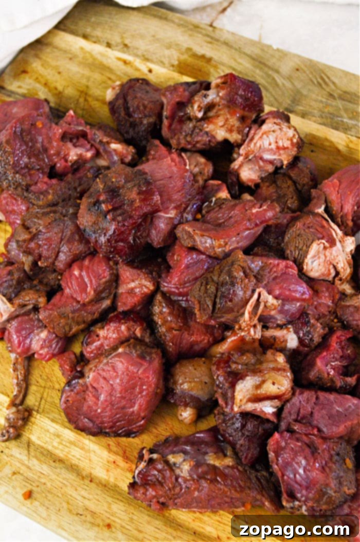 Rustic Smoked Stew 4 smoked stew meat