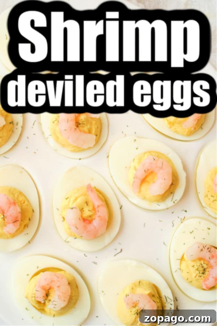 Shrimp Deviled Egg Delights 6 Shrimp Deviled Eggs recipe