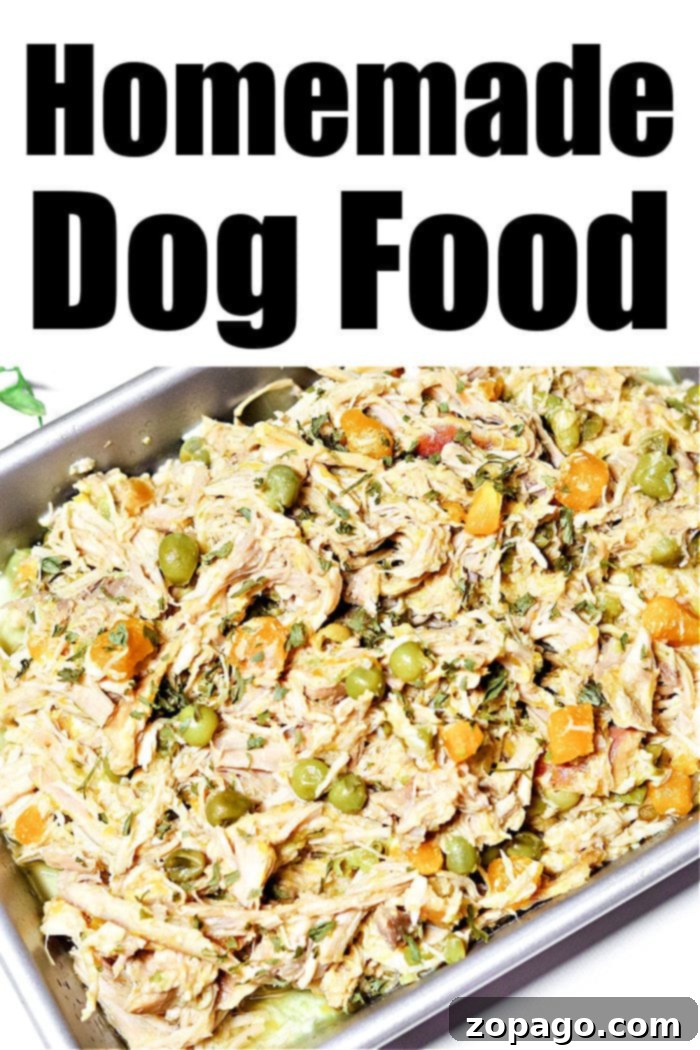 Easy Crockpot Chicken Dog Meals 9 homemade dog food recipe