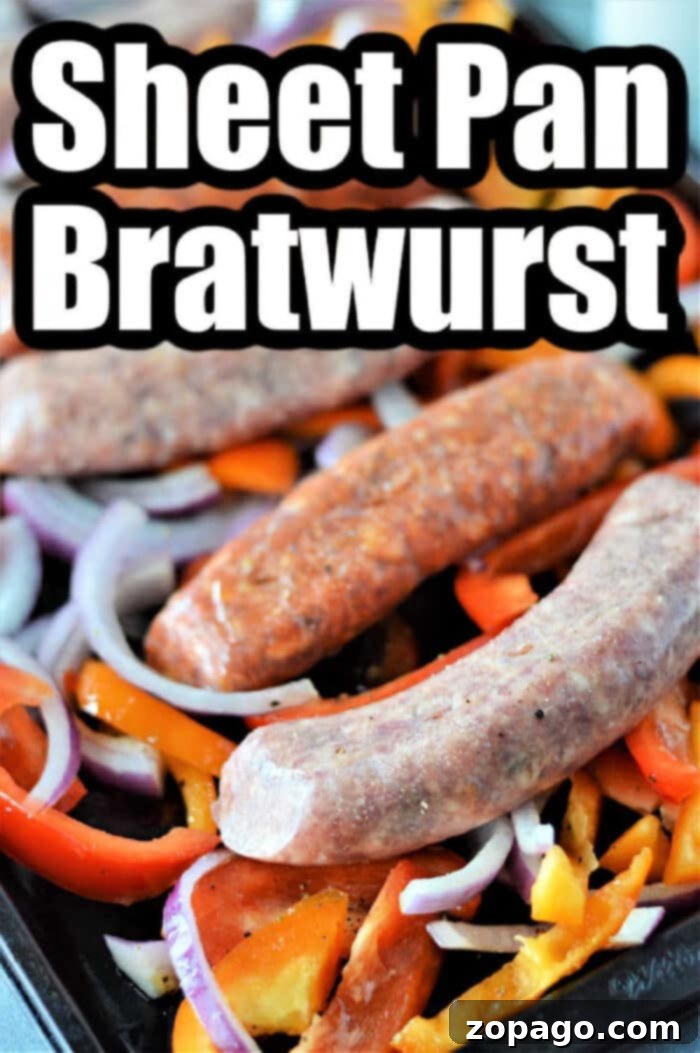 Roasted Bratwurst Perfection 9 Close-up of perfectly baked bratwurst with a rich, golden-brown color.