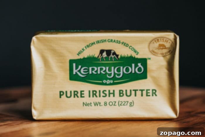 Fluffy Bisquick Biscuits Every Time 5 A selection of different types of butter, emphasizing the importance of using cold, high-quality butter for baking fluffy Bisquick biscuits.