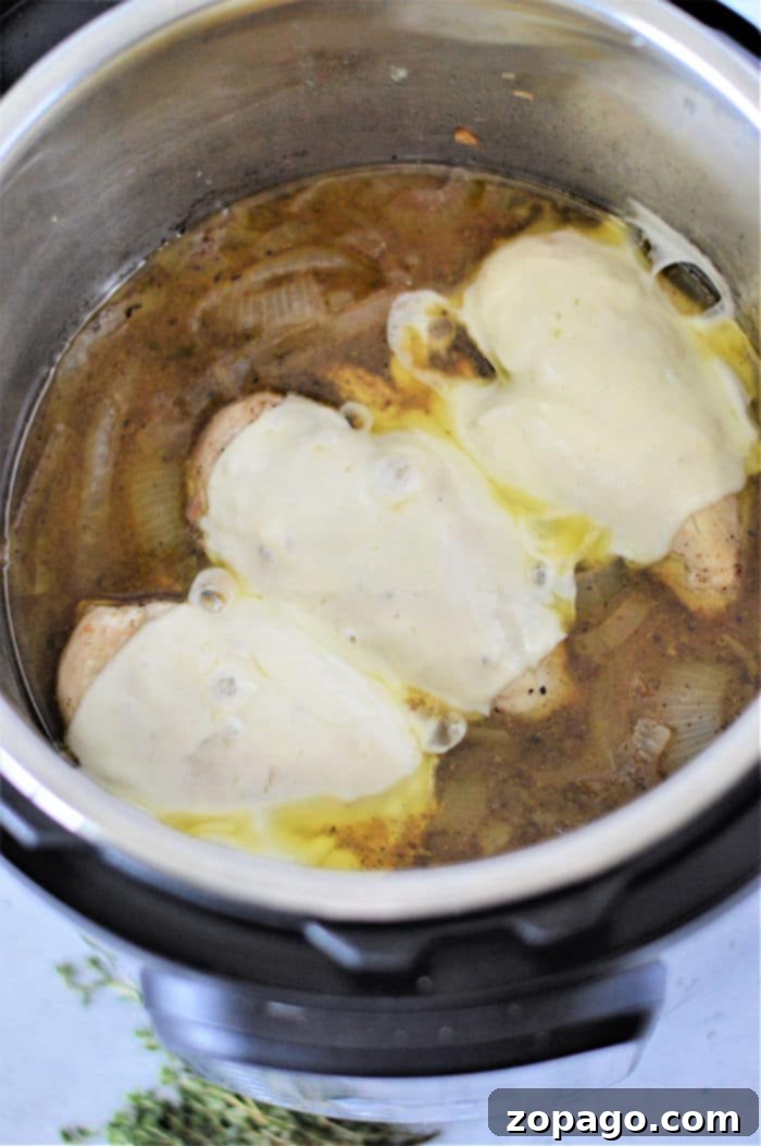 Easy Instant Pot French Onion Chicken 8 ninja foodi French Onion Chicken, a satisfying meal