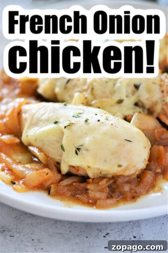 Easy Instant Pot French Onion Chicken 9 Instant Pot French Onion Chicken, a complete and satisfying meal