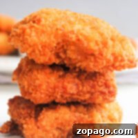 Homemade Ground Chicken Nuggets 5 Homemade chicken nuggets, golden and crispy.