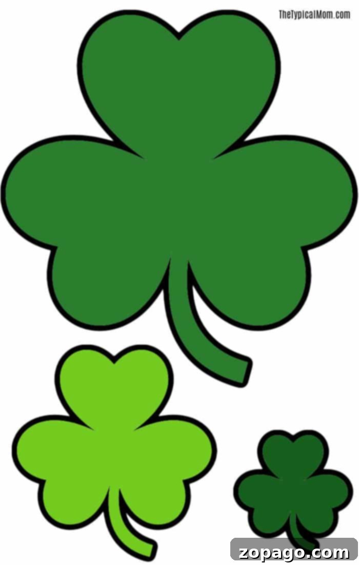 Shamrock Coloring Fun Free Printables 2 Free printable shamrock coloring page for St. Patrick's Day crafts